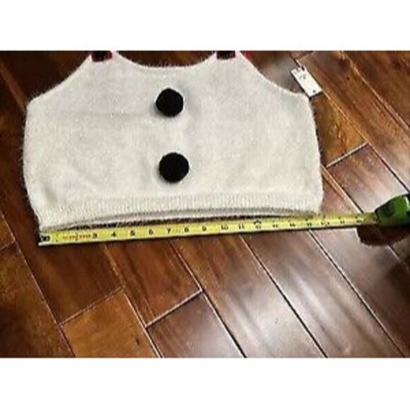 Women’s Christmas Outfit XL Tank Top and L Skirt Set Soft Fuzzy No Boundaries - Picture 14 of 16